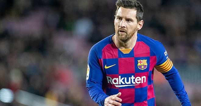 Superstar dan Kapten Barcelona, Lionel Messi.