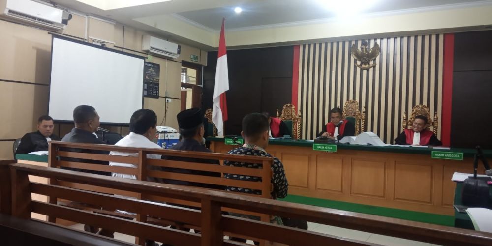 Persidangan suap uang ketok palu RAPBD Provinsi Jambi 2017-2018.