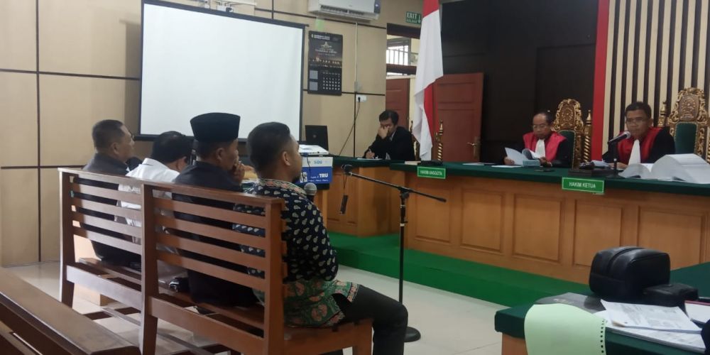 Persidangan kasus suap uang ketok palu RAPBD Provinsi Jambi 2017-2018.