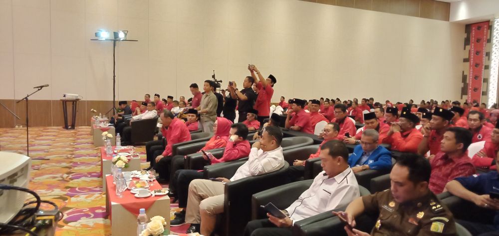 Sejumlah Bacakada Hadiri Rakerda I DPD PDIP Jambi.


