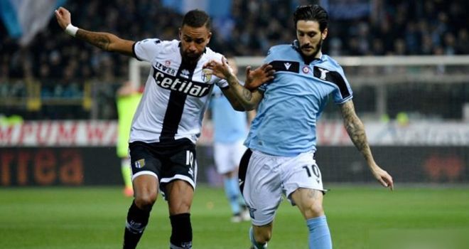 
Laga antara Parma vs Lazio.
