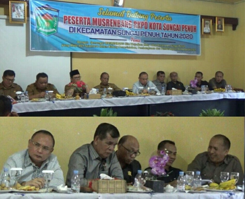 Pimpinan dan Anggota DPRD Sungai Penuh Hadiri Musrenbang Tingkat Kecamatan.
