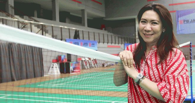 Manajer Tim Indonesia, Susy Susanti.