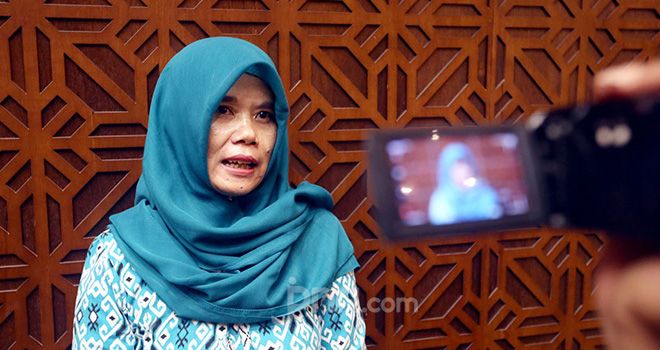 Ketum Perkumpulan Hononer K2 Indonesia (PHK2I) Titi Purwaningsih. 
