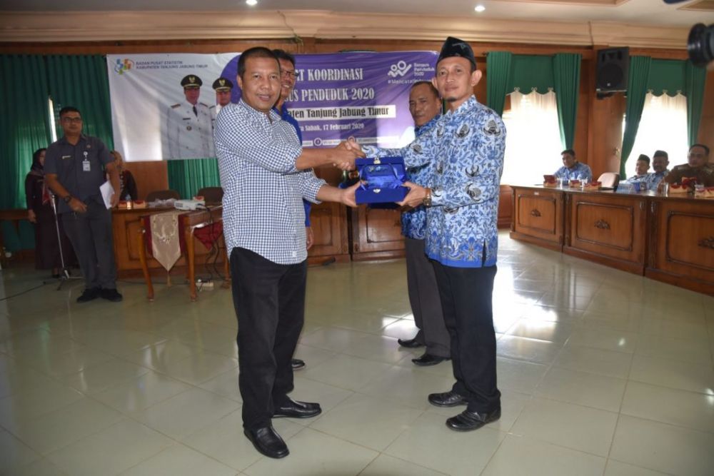 Bupati Tanjabtim Buka Rakor Sensus Penduduk 2020.