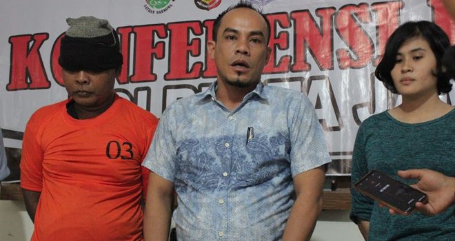 Pelaku pencabulan terhadap anak kandung ditangkap oleh Satreskrim Polresta Jambi.

