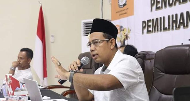 Komisioner KPU Provinsi Jambi M. Sanusi.