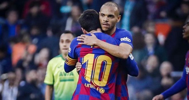 Messi & Martin Braithwaite.