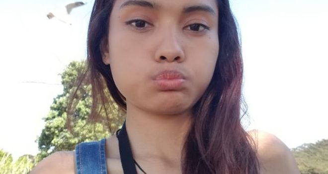 Wanita yang diduga mahasiswi.