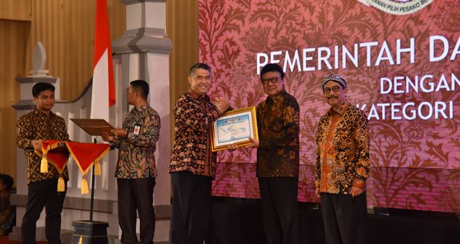 Satu-satunya Wakili Provinsi Jambi, Kota Jambi Raih Predikat Memuaskan (A).