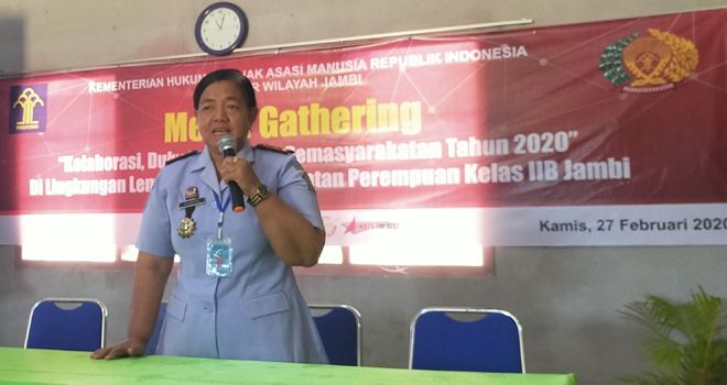 Lembaga Pemasyarakatan (LP) Perempuan Kelas IIB Jambi pada Kamis (27/2) melaksanakan acara Media Gathering, dimana dalam Kegiatan ini Hadir Belasan Insan Pers di Muaro Jambi.