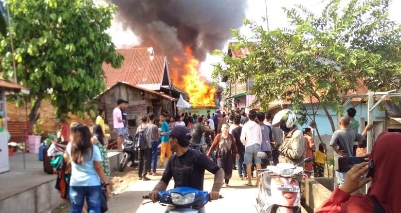 Kebakaran di Kawasan Puncuk.