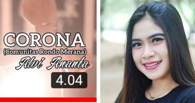 Alvi Ananta, penyanyi lagu corona.