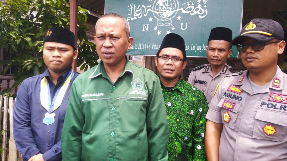 Pelaku Diduga Penganiayaan Guru Diamankan Polres Tanjabbar.