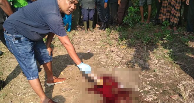 Lokasi Pembunuhan Warga Kumpe yang Tewas Dibacok.