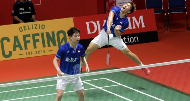  Ganda putra Indonesia, Kevin Sanjaya Sukamuljo/Marcus Fernaldi Gideon