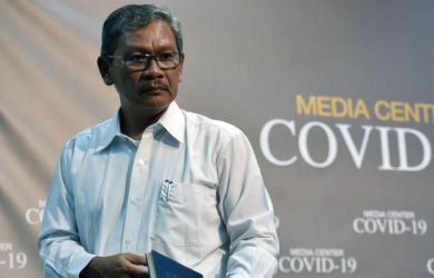 Jurubicara penanganan Covid-19 Achmad Yurianto. 
