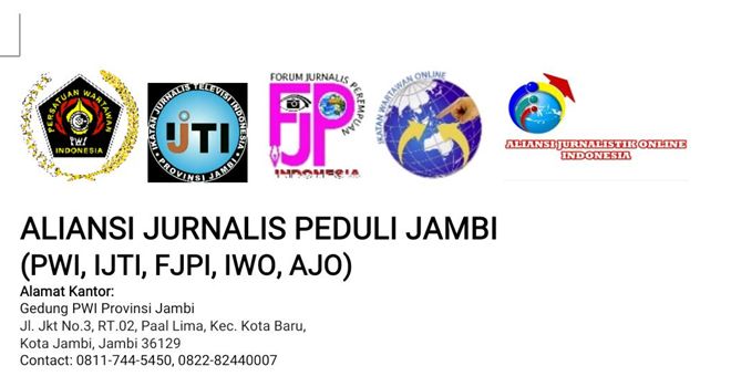 Aliansi Jurnalis Peduli Jambi (AJPJ).