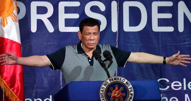Presiden Filipina Rodrigo Duterte.
