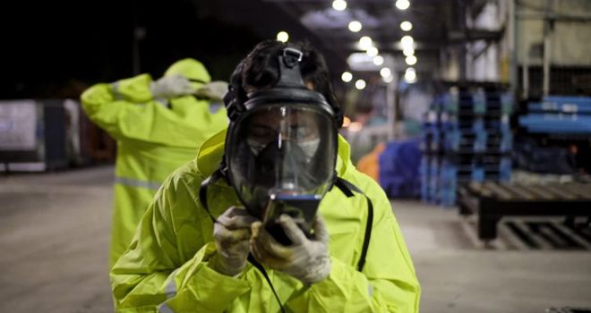 Cegah Covid-19 diterminal cargo Internasional.