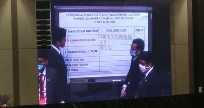 Pemilihan Wakil Gubernur DKI Jakarta. 
