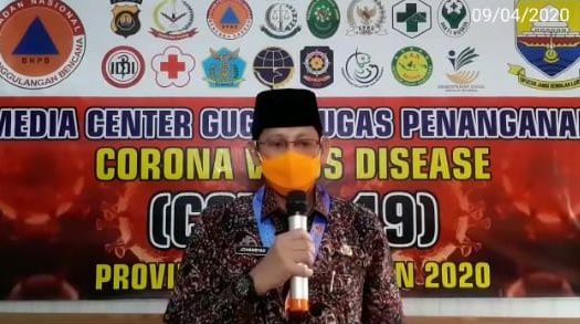 Juru bicara gugus tugas penanganan Covid19 Jambi Johansyah.