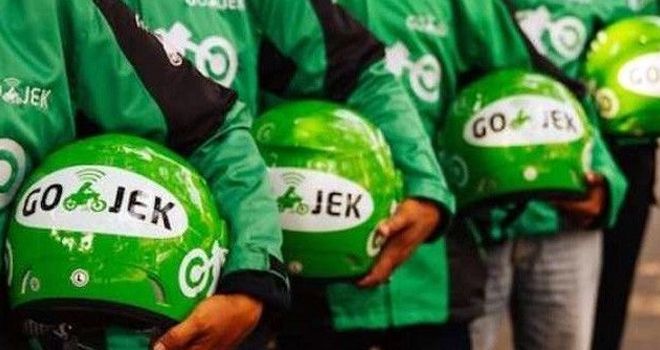 Ilustrasi ojek online.
