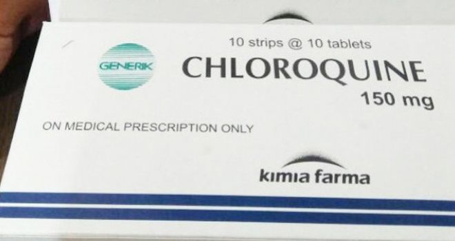 Ilustrasi, Klorokuin.
