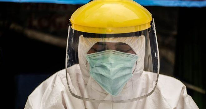 Skrining Covid-19 pemprov Banten.