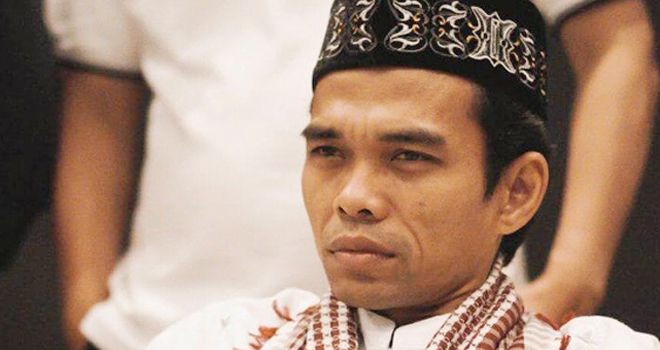 Ustadz Abdul Somad atau UAS.


