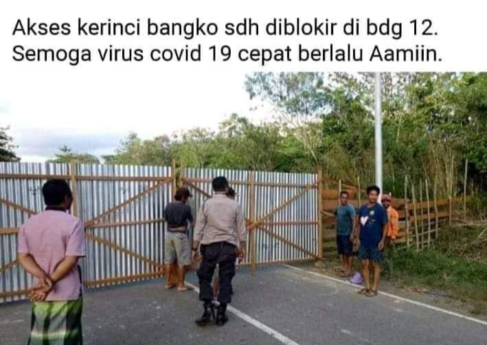 Beredar Fhoto Jalur Bangko - Kerinci di Bedeng 12 Diblokir.