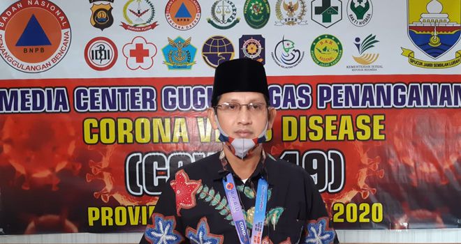 Jubir penanganan Covid19 Provinsi Jambi Johansyah.