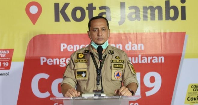 Abu Bakar, Juru Bicara percepatan penanganan Covid-19 Kota Jambi.
