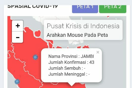 Screenshot data Covid-19 Nasional.