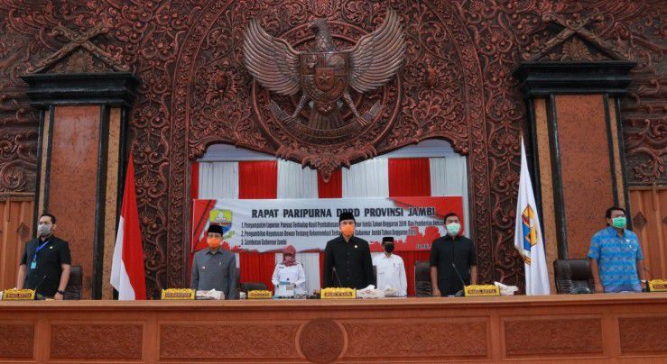 DPRD Gelar Paripurna Pengambilan Keputusan Terhadap LKPj Gubernur Jambi