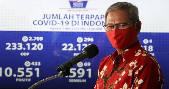 Jurubicara Pemerintah untuk Penanganan Covid-19, Achmad Yurianto.


