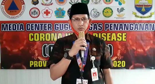 Jubir penanganan Covid19 Provinsi Jambi Johansyah