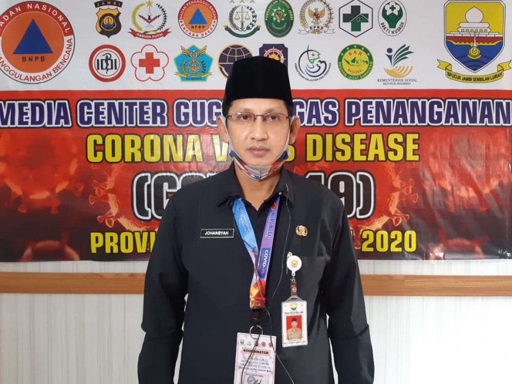 Jubir penanganan Covid19 Provinsi Jambi Johansyah.