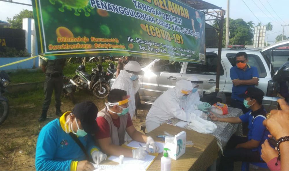 2 Pedagang yang Positif Rapid Test Akan Segera Diuji SWAB.