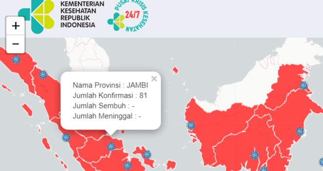 Screenshot dari http://pusatkrisis.kemkes.go.id/covid-19-id/.