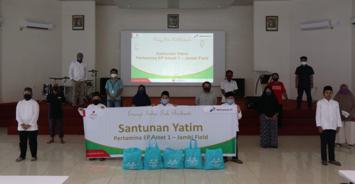 SKK Migas- Pertamina EP Jambi Berbagi Sembako.