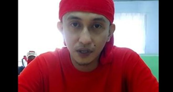 Habib Bahar di Lapas Nusakambangan.

