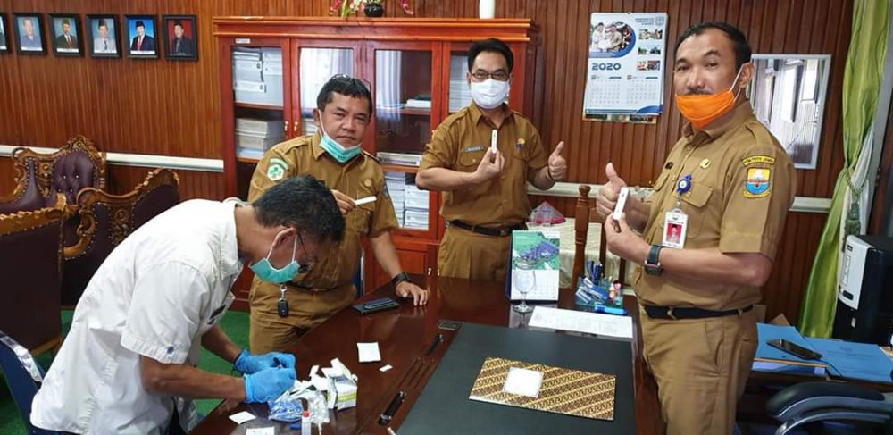 Pemkab Kerinci Lakukan Rapid Test Massal di 3 Titik.