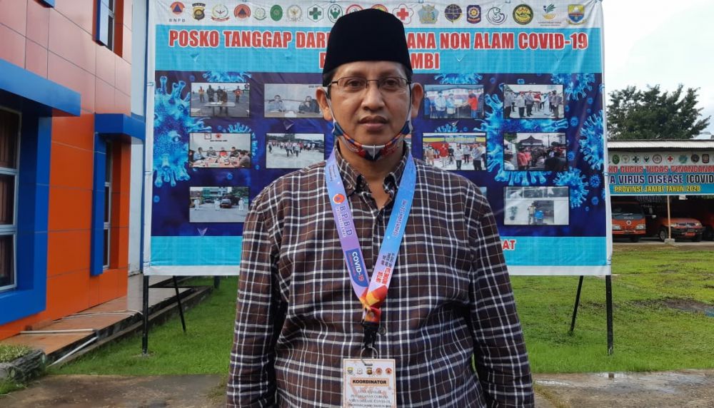 Juru bicara gugus tugas Covid 19 Provinsi Jambi Johansyah.