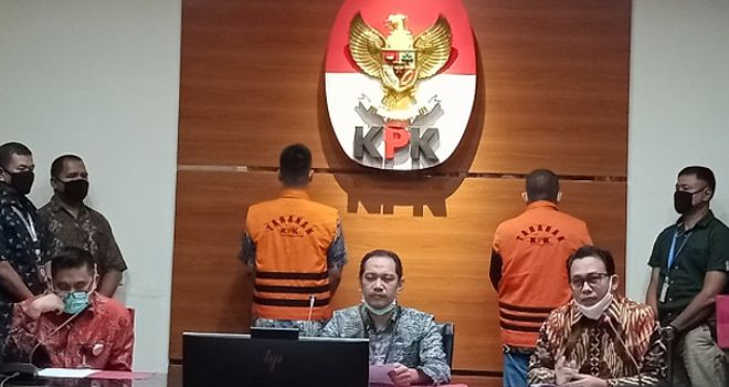 Jumpa pers KPK terkait kasus Nurhadi.


