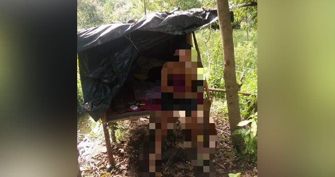 2 Warga Muak Kerinci Dikarantina Dipondok Kebun Ukuran 1x1 Meter.