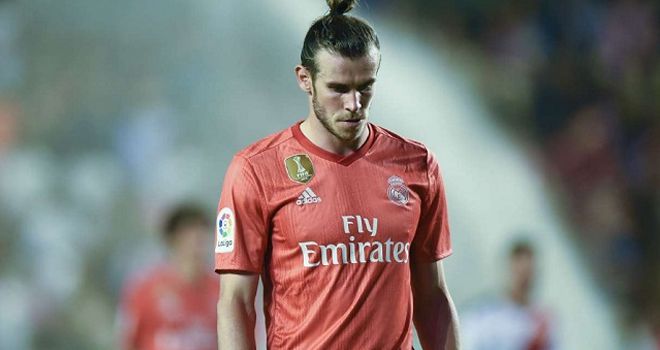 Penyerang sayap Real Madrid, Gareth Bale.