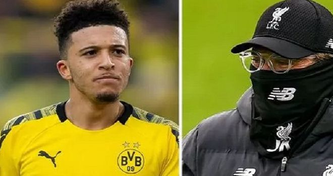 Jadon Sancho dan Jurgen Klopp.