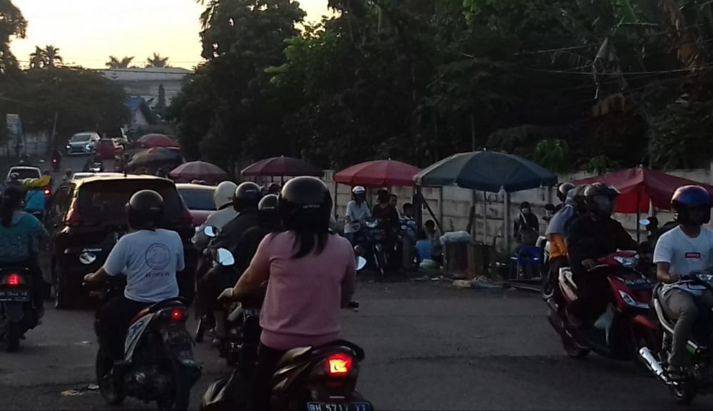 Kawasan Pasar Talang Banjar.