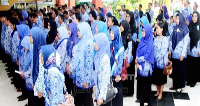 Tenaga Honorer yang lulus seleksi PPPK menunggu Nomor Induk Pegawai (NIP). ILUSTRASI.